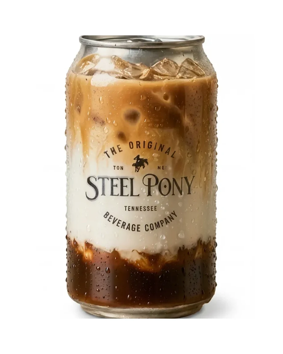 A Steel Pony iced latte
